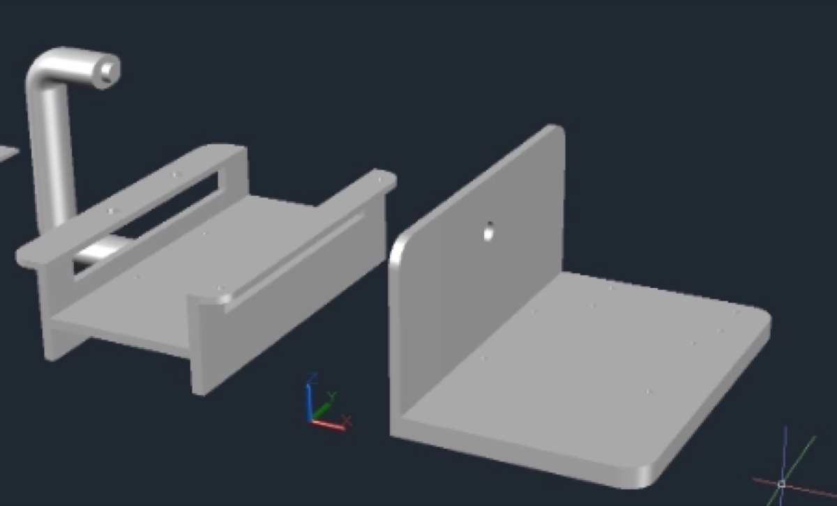 Portable 3D Mapping Device CAD 모델